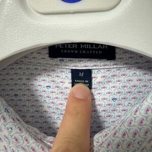 Peter Millar Crown Crafted Polo - Size M